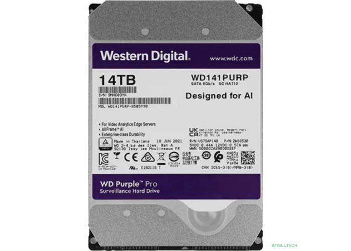 14TB WD Purple Pro (WD141PURP) {Serial ATA III, 7200- rpm, 512Mb, 3.5
