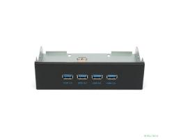 Gembird Планка USB 3.0 на переднюю панель 5.25", 4 порта USB (FP5.25-USB3-4A)