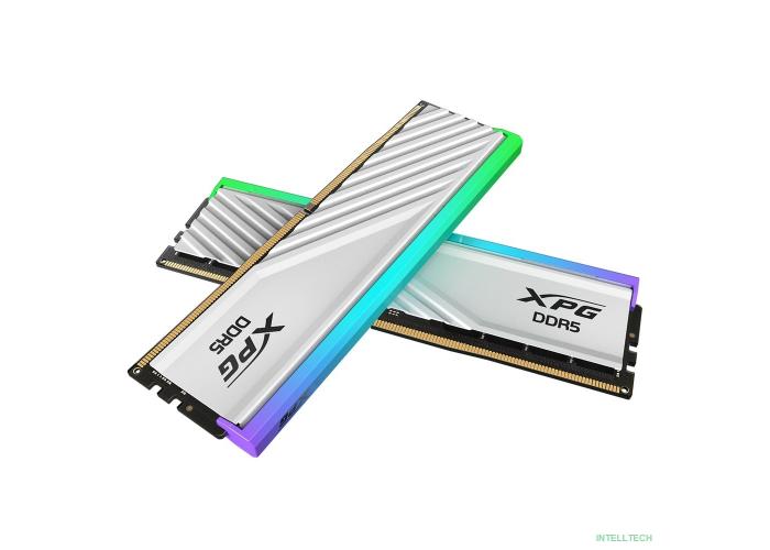 A-data DDR5 2x16GB 6000MHz AX5U6000C3416G-DTLABRWH XPG Lancer RGB RTL PC5-48000 CL34 DIMM 288-pin 1.35В kit dual rank с радиатором Ret