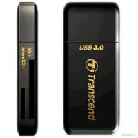 Внешний картридер USB 3.0 Multi-Card Reader F5 All in 1 Transcend [TS-RDF5K] Black