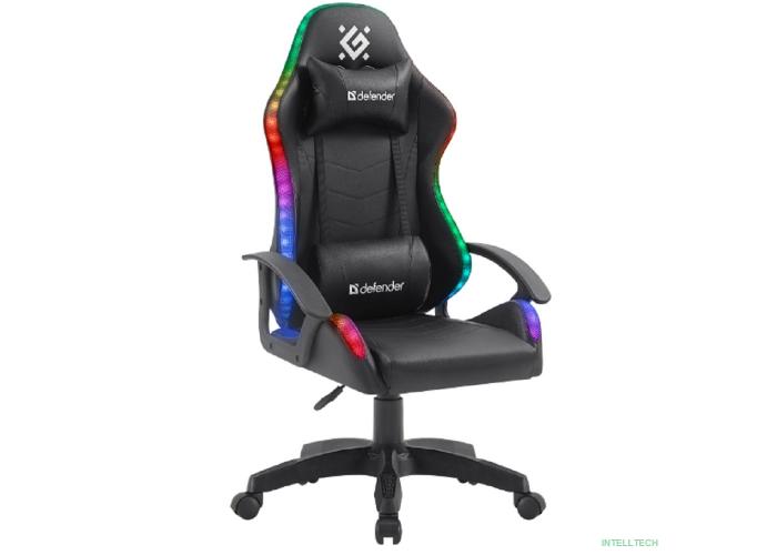 Игровое кресло Factor X RGB,Черный,класс 2,PU DEFENDER