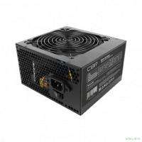 Блок питания CBR ATX 600W 80+ Bronze, DC-DC, APFC, 0.6mm, 20+4pin, 1*8-pin(4+4P), 2*6+2pin, 6*SATA, 4*IDE, 12cm fan, 1.5м кабель питания, черный [PSU-ATX600-12GM] BOX