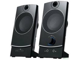 Колонки Oklick OK-118 2.0 черный 4Вт портативные