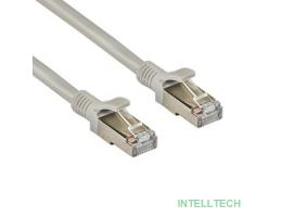 Exegate EX282001RUS Патч-корд медный FTP-RJ45-RJ45-C5e-CU-10M-GY, FTP, cat.5e, 10м, серый