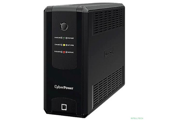 CyberPower UT1200EG ИБП {Line-Interactive, Tower, 1200VA/700W USB/RJ11/45/Dry Contact (4 EURO) NEW, 12В/5 Ач х 2}