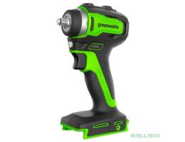 Greenworks G24IW200 Гайковерт ударный аккумуляторный, 24V, 200 Нм, бесщеточный, без АКБ и ЗУ [3803607]