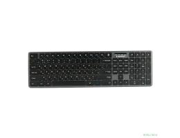 Клавиатура беспроводная Gembird KBW-8460, 103кл+5 доп, 12Fn, ножничная, тихая, BT 5.0/2.4 ГГц, черная