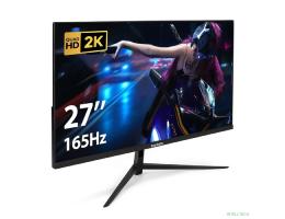 LCD ExeGate 27" EG2700A Combat {IPS 2560x1440 165Hz 1ms 16:9 300cd 1000:1 178/178 HDMI DisplayPort VESA} [EX297305RUS]