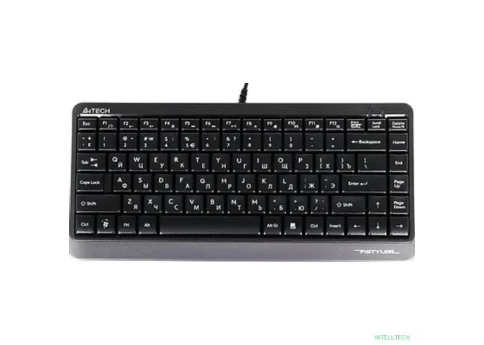 Клавиатура A4Tech Fstyler FK11 черный/серый USB slim