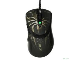 Мышь A4Tech Oscar Editor XL-747H коричневый/рисунок лазерная (3600dpi) USB2.0 (6but)