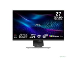 MSI MAG 27" 274URDFW E16M белый {IPS Mini-LED 3840x2160/1920x1080 160Hz/320Hz 0.5ms 400cd 2xHDMI DisplayPort USB-C(98W) HAS Pivot  Extrenal Vesa}[9S6-3CF09H-030]