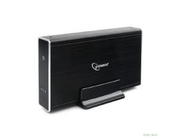 Gembird EE3-U3S-80 Внешний корпус 3.5" чёрный, USB 3.0, SATA, HDD/SSD, до 10 Тб, алюминий