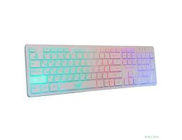 Dialog Gan-Kata Клавиатура KGK-17U WHITE - игровая с RGB-подсветкой, USB, белая             