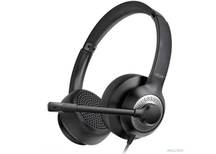 Acer OHW309 [ZL.HDSEE.004] черный 1.6м накладные USB