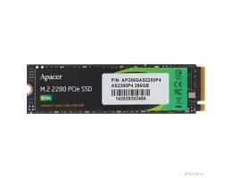 Apacer SSD M.2 256Gb PCIe Gen3x4, R3500/W1200 Mb/s, MTBF 1.8M, 3D NAND, NVMe AP256GAS2280P4U-1