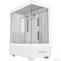 Powercase Vision Micro M, Tempered Glass, белый, mATX  (CVMMW-L0)