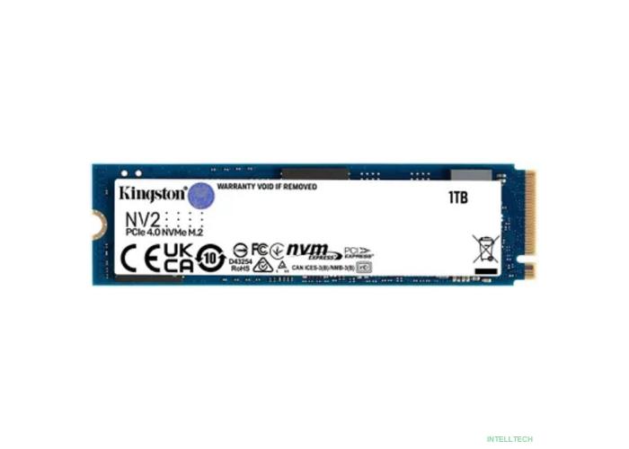 Kingston SSD 1Tb M.2 SNV2S/1000G NV2 M.2 2280 NVMe 