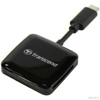 Micro SecureDigital Transcend RDC3 SD/microSD Card Reader, USB 3.2 Gen 1, Black, Type C TS-RDC3