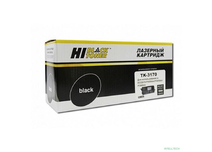 Hi-Black TK-3170 Картридж для Kyocera-Mita P3050dn/P3055dn/P3060dn, 15,5K, с чипом