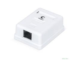 Cabeus WS-8P8C-Cat.5e-1 Розетка компьютерная RJ-45, категория 5e, одинарная, внешняя, Dual IDC 