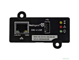 PowerCom Адаптер SNMP DS807 10M/100M 1-port Internal NetAgent USB {2063089}