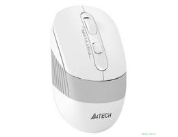 Мышь A4Tech Fstyler FB10C белый/серый оптическая (2400dpi) беспроводная BT/Radio USB (4but) [1583792]