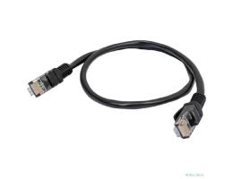 Cablexpert Патч-корд медный UTP PP10-0.5M/BK кат.5, 0.5м, литой, многожильный (черный) Cablexpert Патч-корд медный UTP PP10-0.5M/BK кат.5, 0.5м, литой, многожильный (черный)