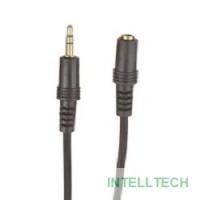 Exegate EX284943RUS Удлинитель звуковой ExeGate EX-CCA-423-1.5 (3.5mm Jack M/3.5mm Jack F, 1,5м, позолоченные контакты)