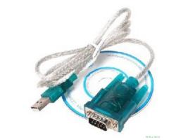 ORIENT Кабель-адаптер  USS-102, USB Am to RS232 DB9M (chipset CH340), 1.2м, крепеж разъема - винты 