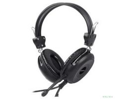 A4Tech HS-30, Black {Гарнитура, накладные, 20-20000Гц,32 Ом, 102дБ, микр фиксирован,  кабель 2м, 2 x mini jack 3.5 mm}