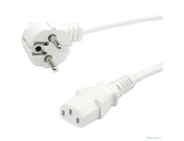 Filum Кабель питания CEE 7/7- С13, 3х0.75мм, 220В, 10A, белый, 1.8м [FL-PC10-EU-C13-1.8M-W] (873347)