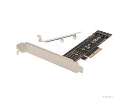 ORIENT C300EN, Переходник PCI-Ex4->M.2 M-key NVMe SSD, тип 2230/2242/2260/2280/22110, 2 планки крепления в комплекте (33294)