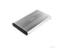 Gembird EE2-U3S-5-S Внешний корпус 2.5" серебро, USB 3.0, SATA, до 2 Тб, металл