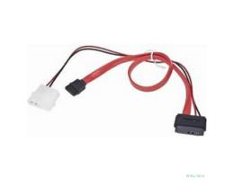Gembird/Cablexpert Кабель Combo miniSATA , molex+SATA/miniSATA, 6pin+7pin, (длина инт-50см, пит-30см) (CC-SATA-C3)