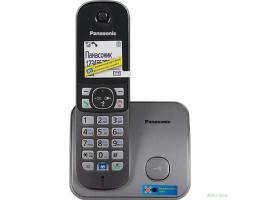 Panasonic KX-TG6811RUM (серебристый) {Беспроводной DECT,40 мелодий,телефонный справочник 120 зап.}
