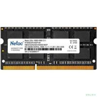 Память SO-DIMM DDR3L 4Gb PC12800 1600MHz CL11 Netac 1.35V (NTBSD3N16SP-04)