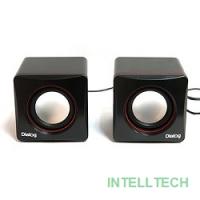 Dialog Colibri AC-04UP BLACK-RED {акустические  колонки 2.0, 6W RMS, питание от USB}