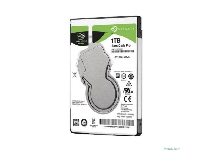 1TB Seagate Barracuda Pro (ST1000LM049) {SATA 6.0Gb/s, 7200 rpm, 128mb buffer, 7мм}