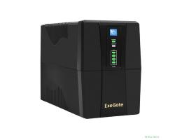 Exegate EX292764RUS ИБП ExeGate SpecialPro UNB-600.LED.AVR.2SH.RJ.USB <600VA/360W, LED, AVR, 2*Schuko, RJ45/11, USB, Black>