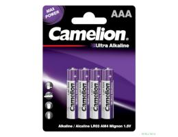 Camelion Ultra BL-4 LR03 (LR03-BP4UT, батарейка 1.5В)(4шт. в уп-ке)