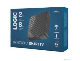 Perfeo SMART TV BOX приставка "LOGIC 2/8",Allwinner H313,Android 10, 2Gb/8Gb,Пульт Bluetooth