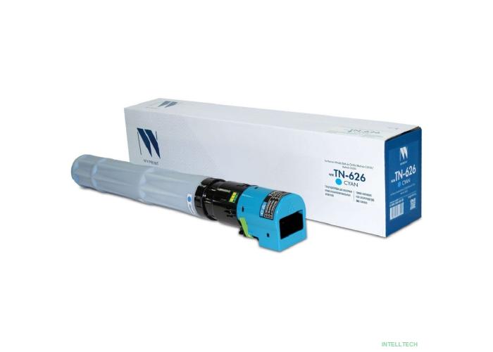 Тонер-картридж NVP совместимый NV-TN-626 Cyan для Konica Minolta Bizhub-C450i/Bizhub-C550i/Bizhub-C650i (ACV1450) (28000k)