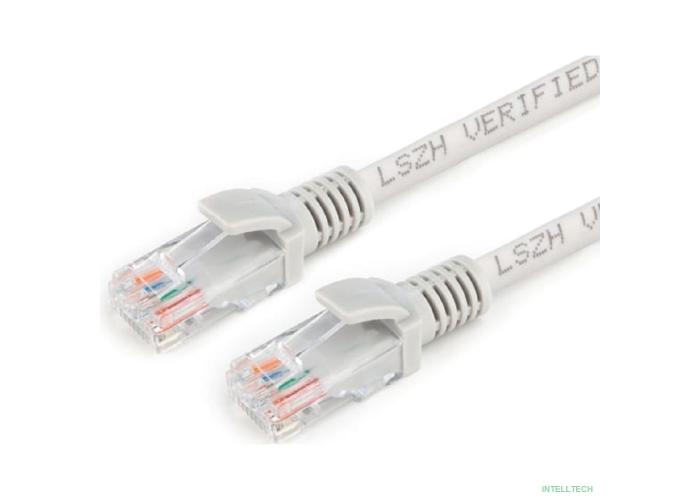 Cablexpert Патч-корд LSZH медный UTP кат.5e, 2м, литой, многожильный (серый) [PP30-2M]