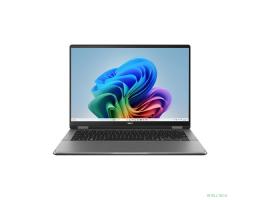 ASUS VivoBook Flip 14 TP3407SA-QL055W [90NB14Y1-M00690] Matte Gray 14" {WUXGA OLED Touch Ultra 7 256V(2.2Ghz)/16384Mb/1024PCISSDGb/Intel Arc graphics/Win11Home}