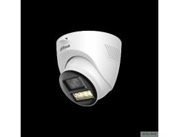 DAHUA DH-HAC-HDW1200TQP-IL-T-0280B Уличная купольная HDCVI-видеокамера 2Мп; CMOS; объектив 2.8мм; ИК 40м, Led 40м;  IP67; металл, пластик