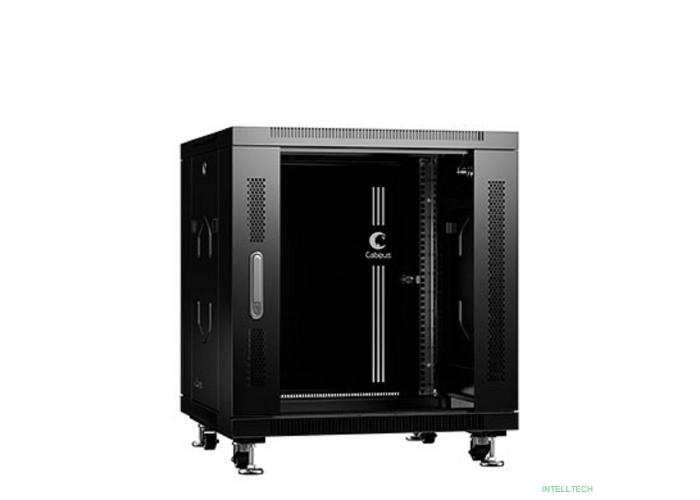 CABEUS SH-05C-12U60/60-BK ШКАФ МОНТАЖНЫЙ ТЕЛЕКОММУНИКАЦИОННЫЙ 19