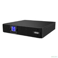 ИБП CBR [ESN-2KRT-8I-LCHERSC] Online 2000VA/2000W RT 8 x C13, LCD, HID-USB, RS232, EPO, SNMP slot