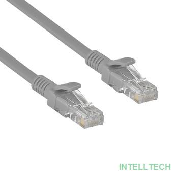 Exegate EX282008RUS Патч-корд медный UTP-RJ45-RJ45-5e-CU-0,3M-GY, UTP, cat.5e, 0.3м, серый