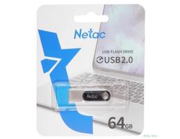 Netac USB Drive 64GB U278 USB2.0 64GB, retail version [NT03U278N-064G-20PN]