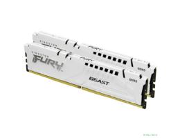 Kingston 64GB 5200MT/s DDR5 CL40 DIMM (Kit of 2) FURY Beast White XMP KF552C40BWK2-64